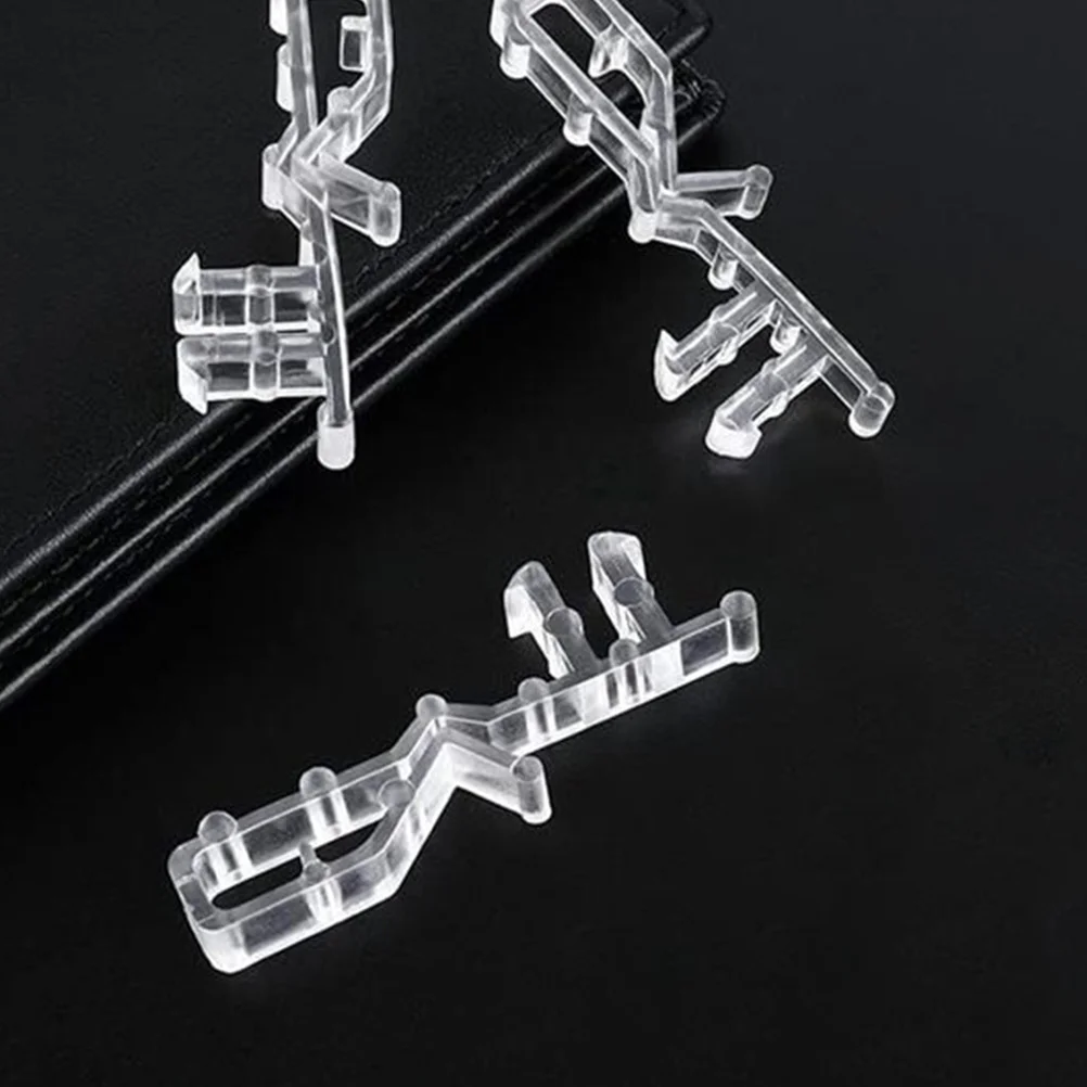 

12pcs Transparent Blind Valance Clips For Blinds Easy Diy Installation Sturdy Window Blind Replacement Parts Fits Most Blinds