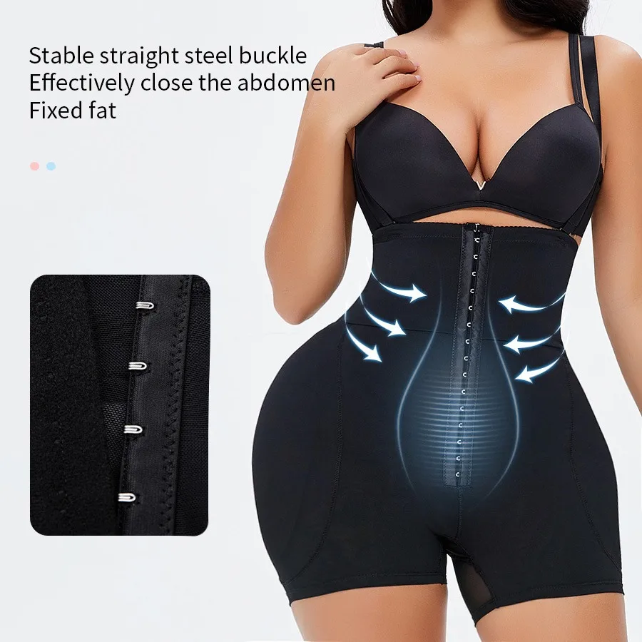 Prayger Butt Corset Padded Shaper Removable Inserts Underwear Hook Control Panties Staps Bra Lifter