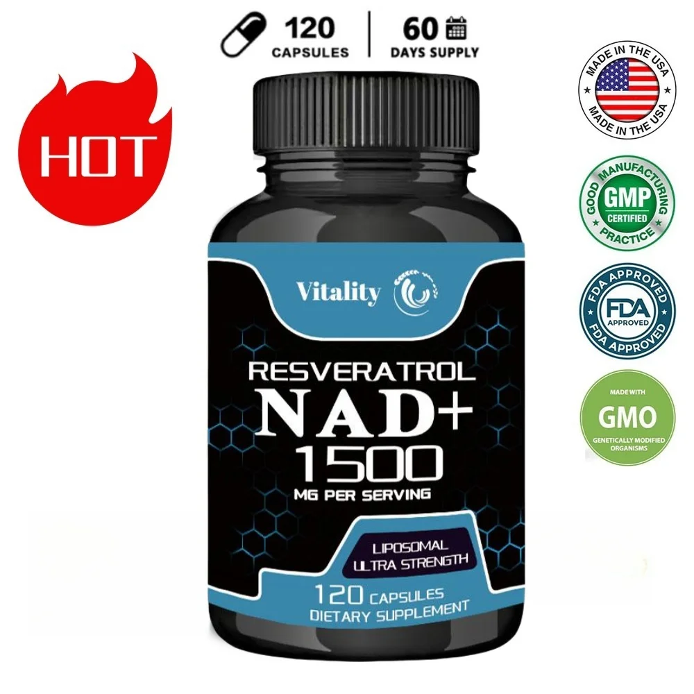 Vitality NAD Supplements - Natural Energy, Anti-aging and Cellular Health, Strengthens The Immune System