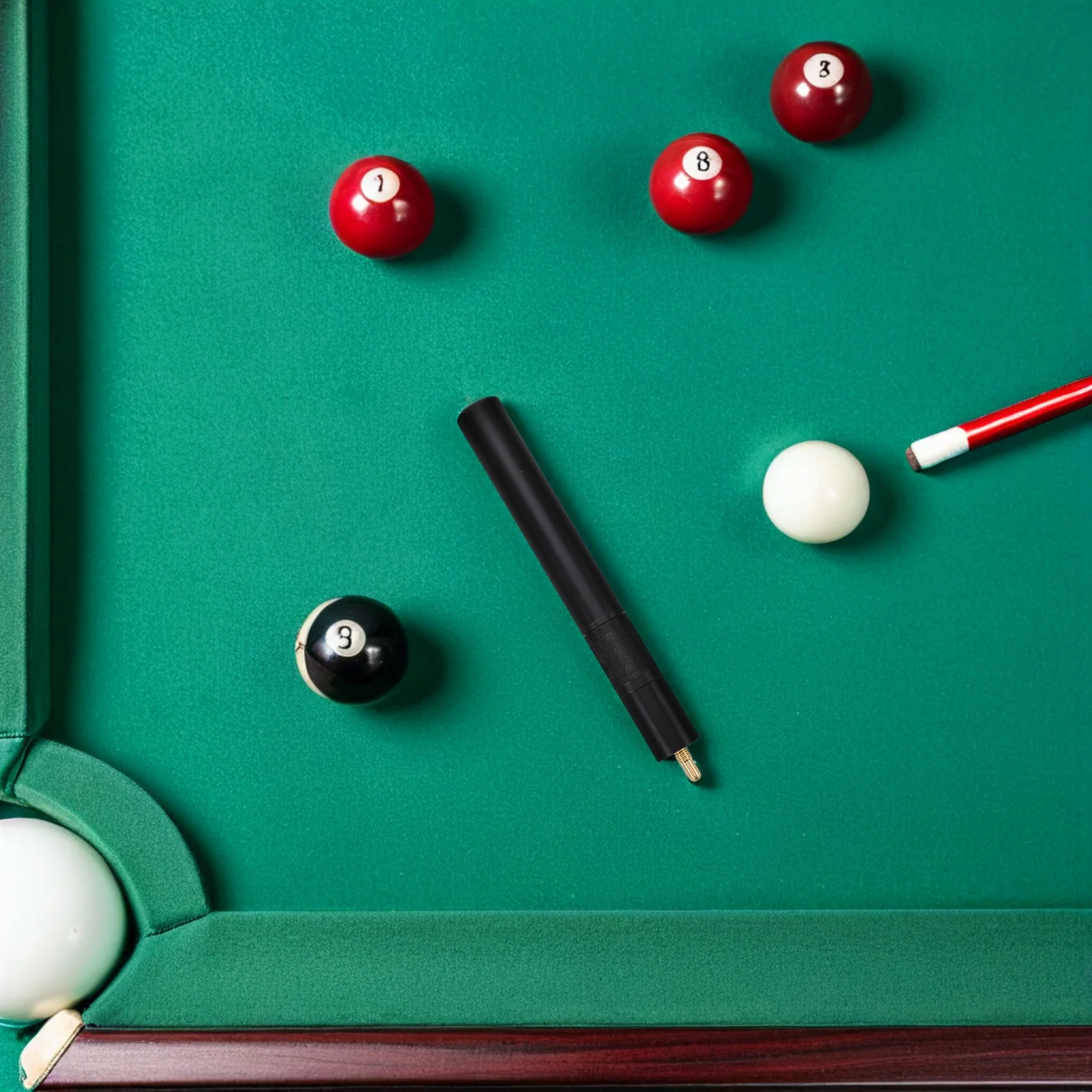 

1pc Pool Cue Extender Billiards Extension Rod Plastic Replacement Adapter Stick Sleeve Snooker Cues Lightweight Durable