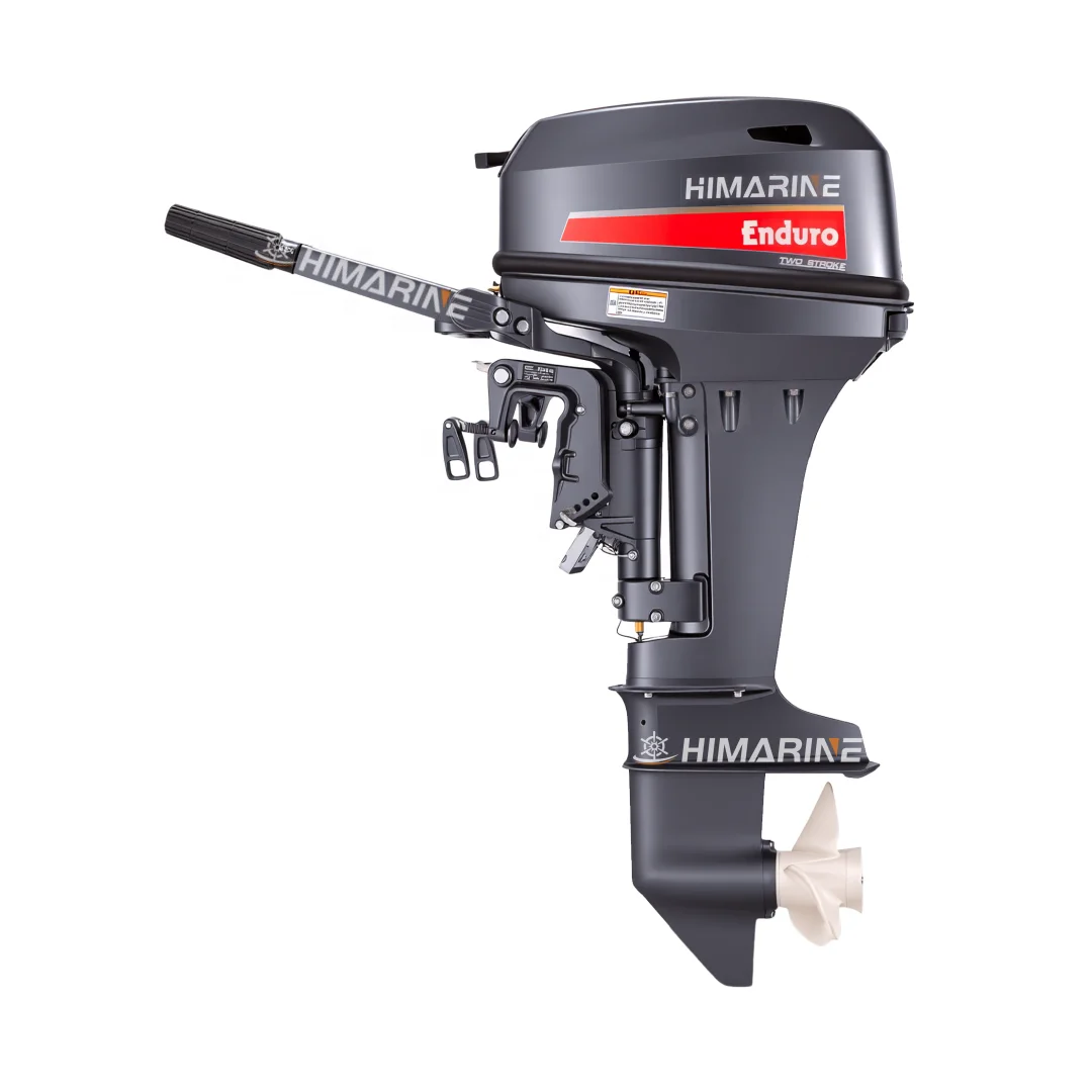 HIMARINE 15HP Short Shaft Outboard Engine Comparable Spec To  15HP 6B4 Boat Motor For Fishing & Inflatable Boats