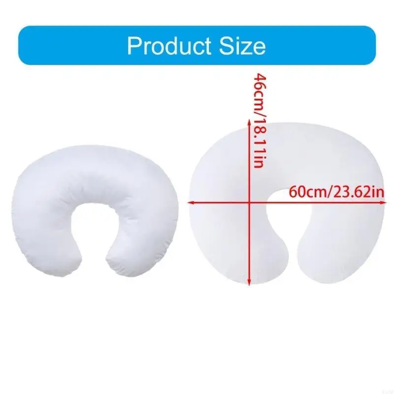 F19F Removable Pillow Cover Inants Baby Feeding Pillow Case Protector Sleeve/Inner