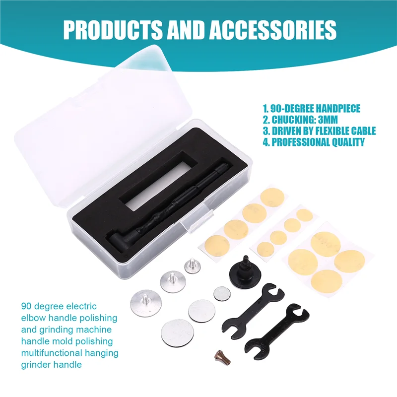 

Y50A-90 градусов наконечник для двигателя Foredom, угловой шлифовальный станок с гибким валом, шлифовальный станок Mesin 90D, колено