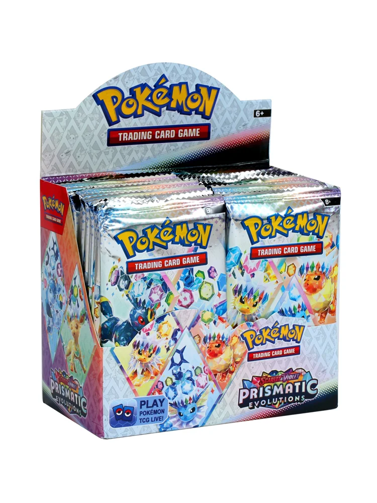 360 Stuks Pokemon Kaart Prismatic Evolutions PHANTASMAL FLAMES Scarlet Violet 151 Black Bolt Engels Booster Battle Transaction Card - afbeelding 2