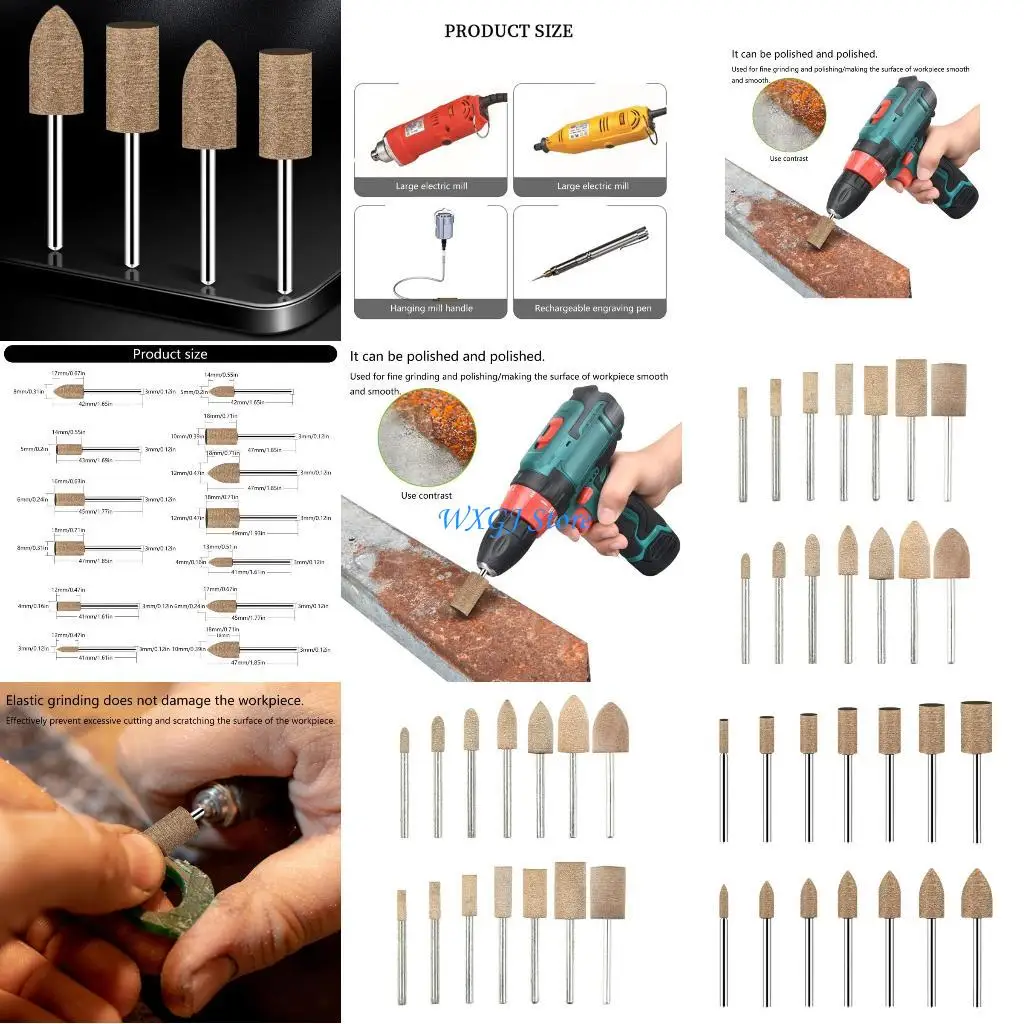 

37JE High Duperability 14pieces hecking головы для электрических шлифовальных машин Точная полировка