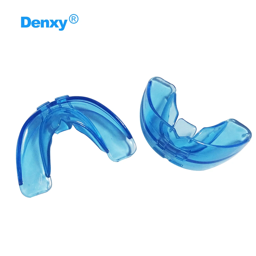 Denxy 2 pcs Soft Orthodontic Brace Buck Teeth Retainers Straight/Alignment Dental Mouth Pice Sport Laminates for Mouth Guards