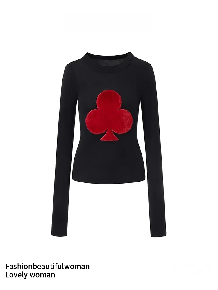 slim-fit-bla-velvet-feel-poker-pattern-base-irt-autumn-winter-new-sle-ele-thinming-knitted-sweater-for-women