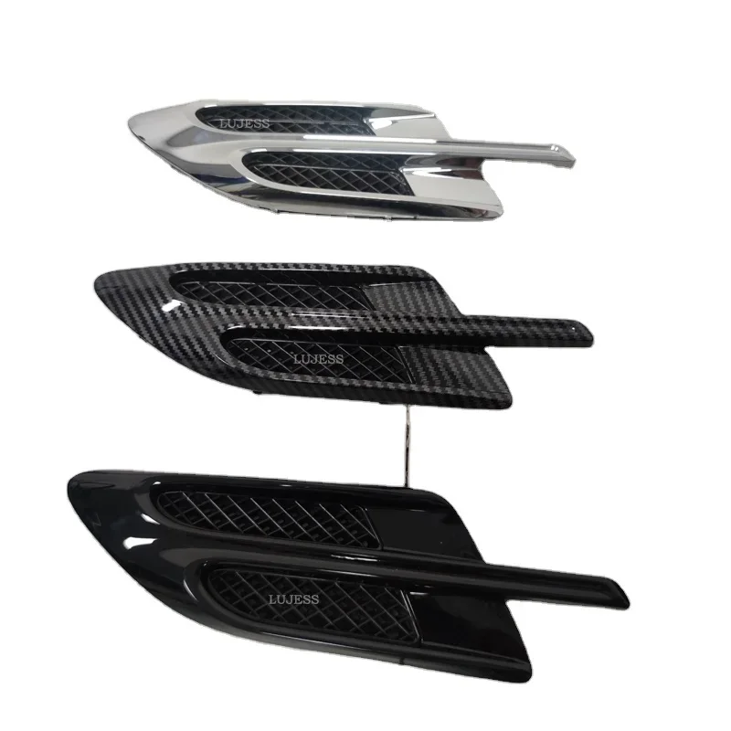 Bentley Bentayga 2016-2019 36A821273 Auto Parts Gloss Black Carbon Fiber Chrome Fender Grille Out Trend Grille