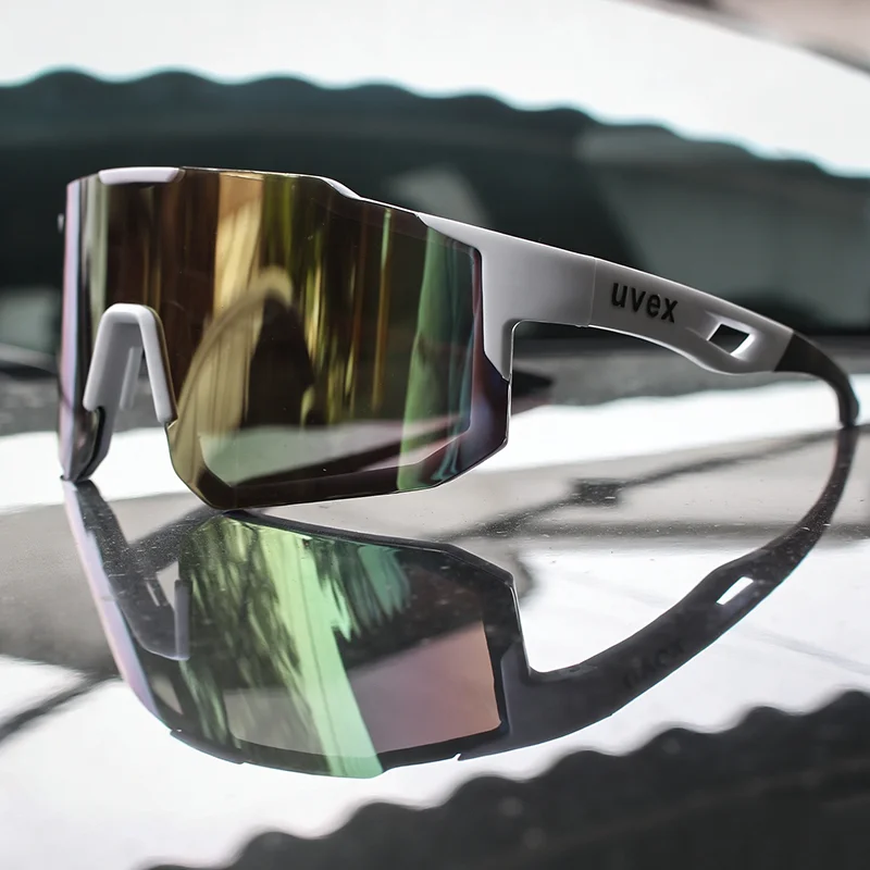Fahrrad-Sonnenbrille für Männer und Frauen, Outdoor-Sport MTB Rennrad-Brille, Fahrrad-Sonnenbrille, Mountainbike-Brille, Angel- und Rennbrille