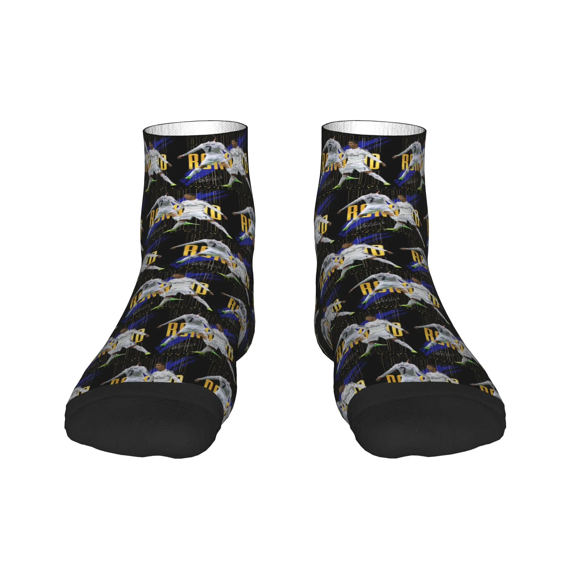 

Cristiano Ronaldo Suuiii! Socks Harajuku Super Soft Stockings All Season Socks Accessories for Man's Woman's Birthday Present