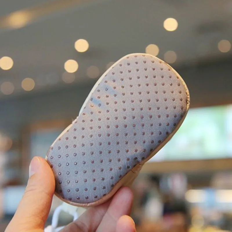 الشتاء الكرتون طفل الفتيان الفتيات الأحذية الكلب الأغنام لطيف أفخم الدافئة الرضع أحذية قطنية هوك حلقة المضادة للانزلاق لينة الوليد المشي الأحذية #6