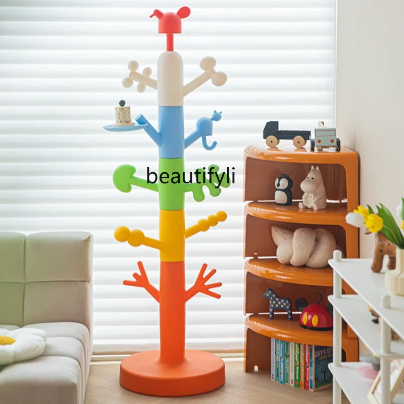 

Designer Coat Rack Home Hangers Floor Bedroom Cartoon Cute Cloth Rack Shelf Wall Shelf Bedroom Furniture