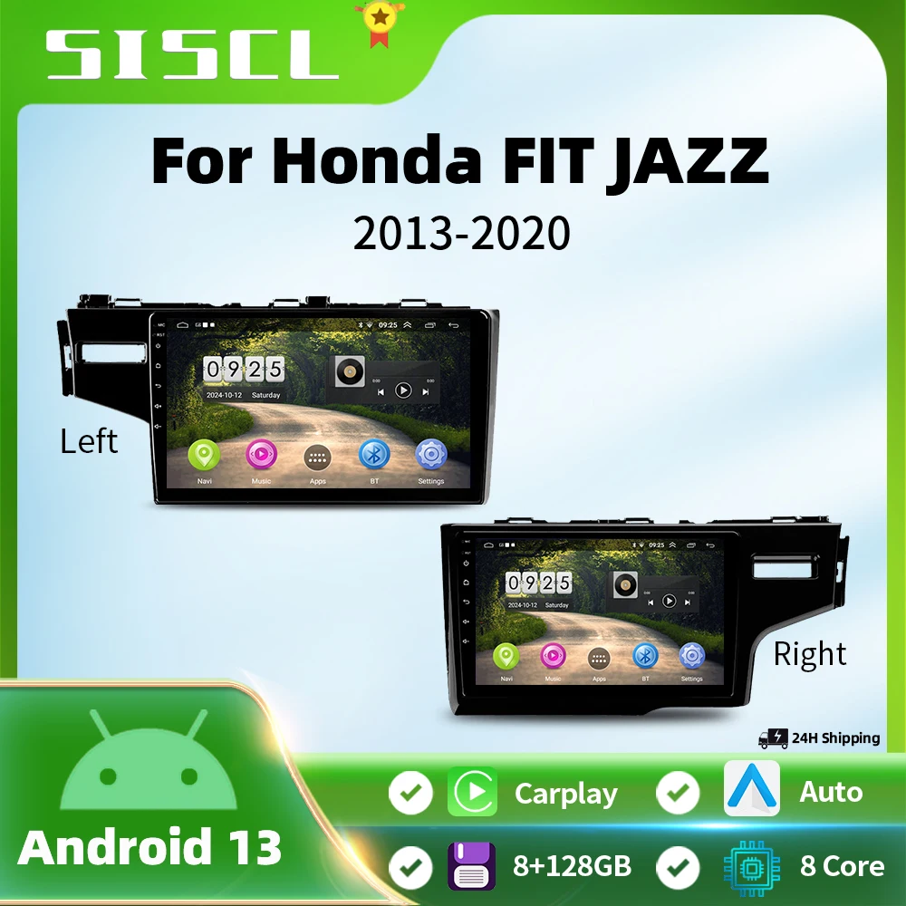 

For Honda Jazz 3 2015 - 2020 Fit 3 GP GK 2013 - 2020 Car Radio Multimedia Video Player Navigation stereo GPS Android 13