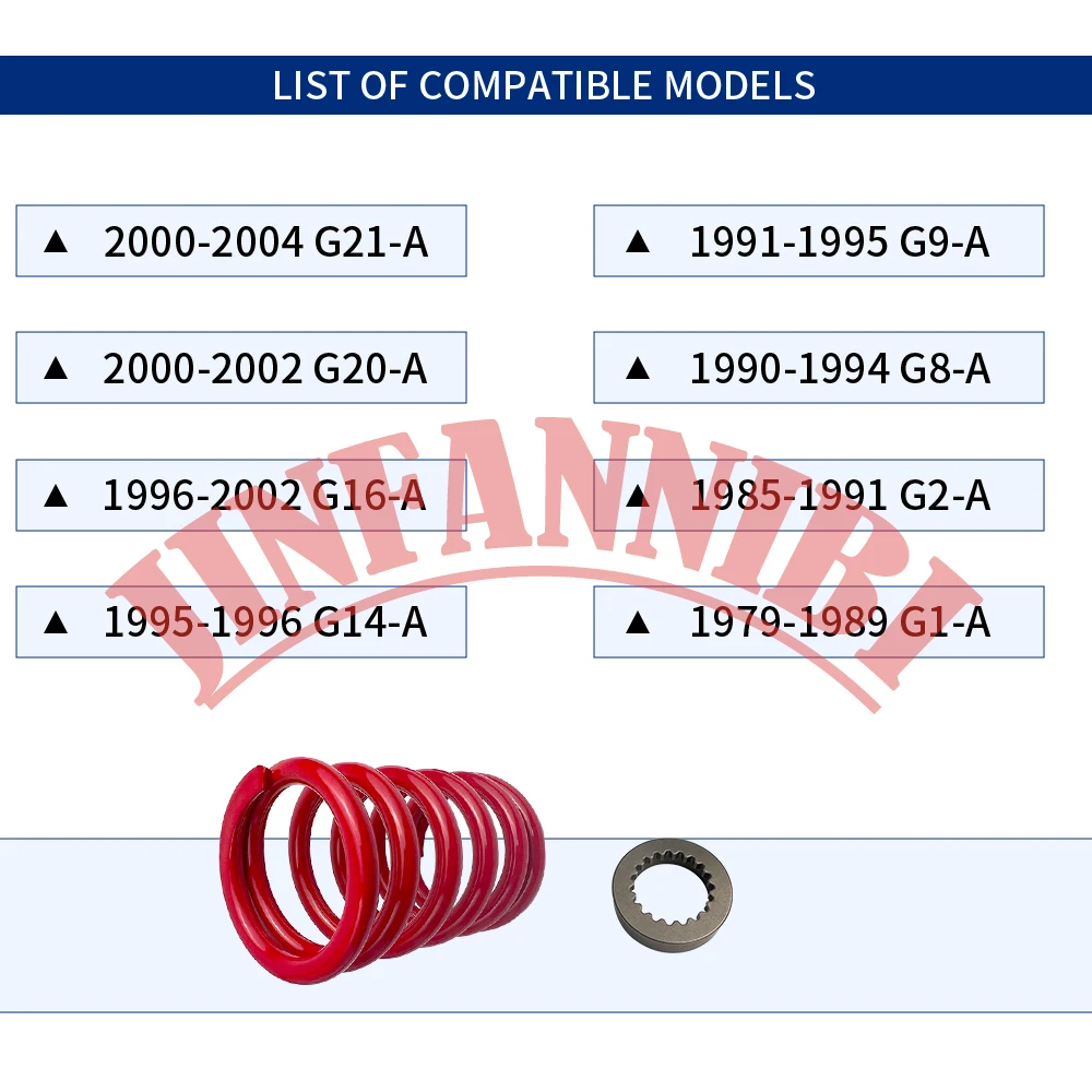 For Yamaha Golf Cart G1 G2 G8 G9 G14 G16 G19 G22 1979-2003 2004 2005 2006 2007 High Torque Clutch Spring