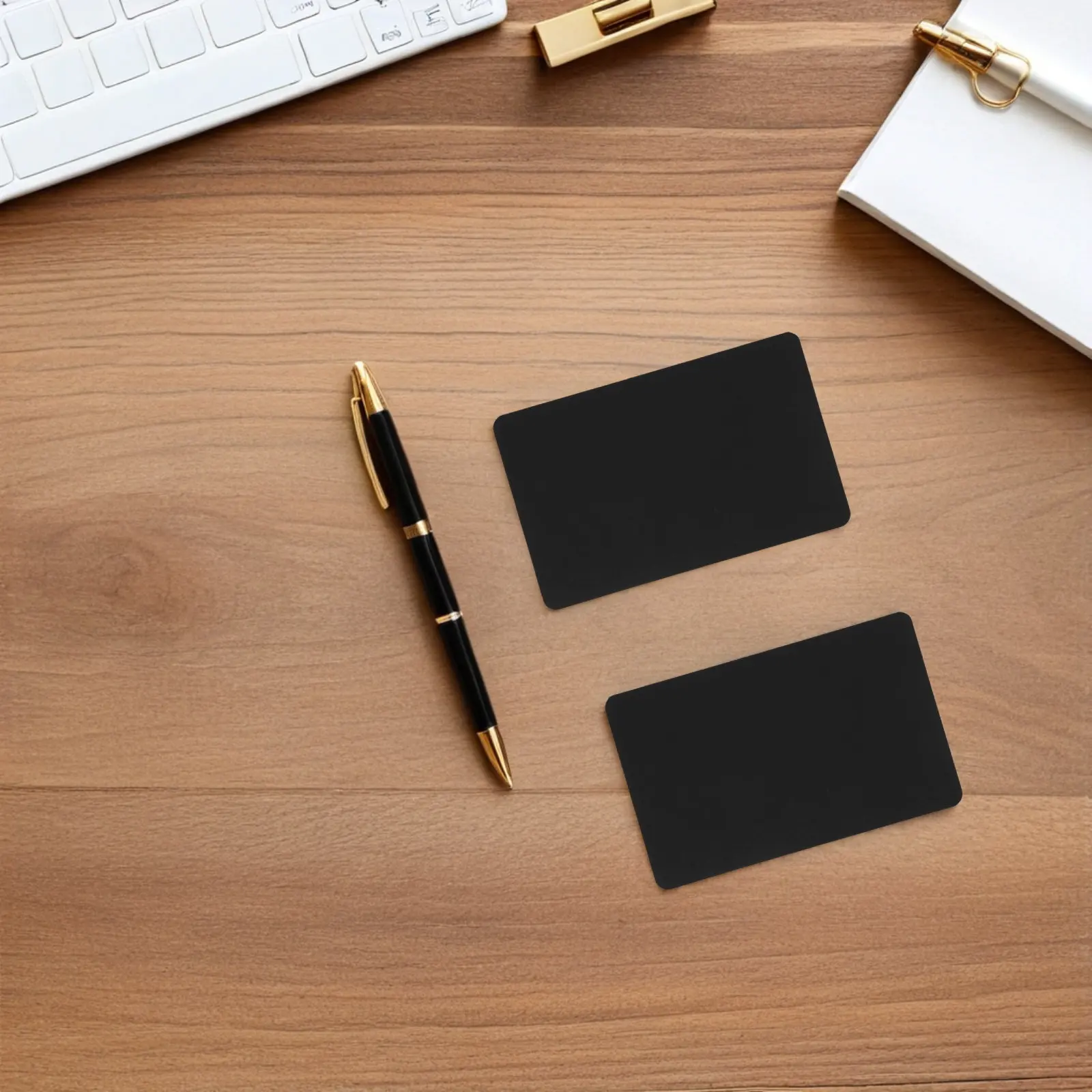 100Pcs Black Blank Note Cards Mini Cardstock Memo Pads Flashcards Calligraphy Practice Wedding Invitations DIY Craft Office
