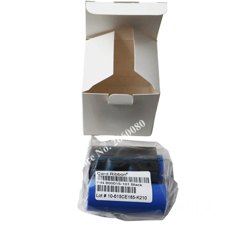 Новая черная лента 800015-101 для принтеров Zebra P300 P310 P320i P330i P400C P420 P430i P500C P520C P520 P600C, 1000 отпечатков