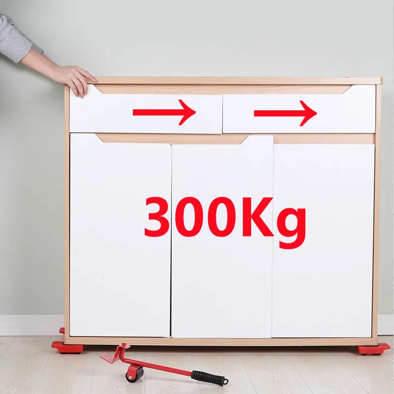 5 pezzi-set sollevatore per mobili per carichi pesanti set di rulli per trasporto in movimento per mobili ruota per rulli per traslochi per sollevatore per carichi pesanti