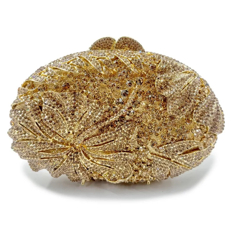 Luxury Pink Bow Rhinestone Evening Clutch for Women, Sparkling Crystal Formal Party Wedding Purse Handbag