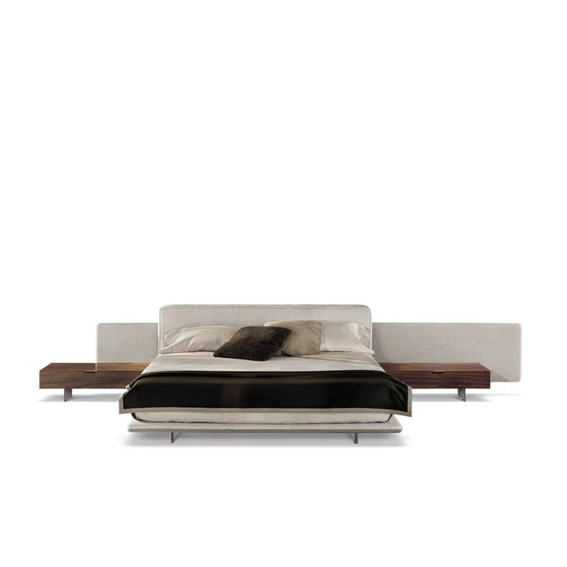 

Роскошная мебель для спальни, двуспальная кровать, отель, высокое изголовье кровати, современная мягкая ткань