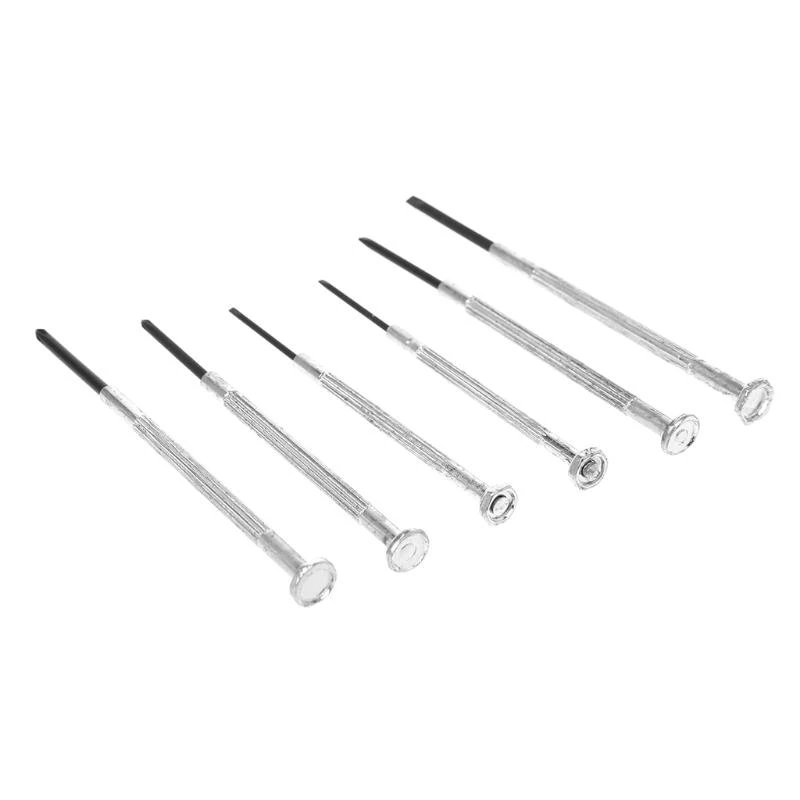 Y1AD 6Pcs Multifunction Mini Small Screwdriver Set Repair Tools Portable