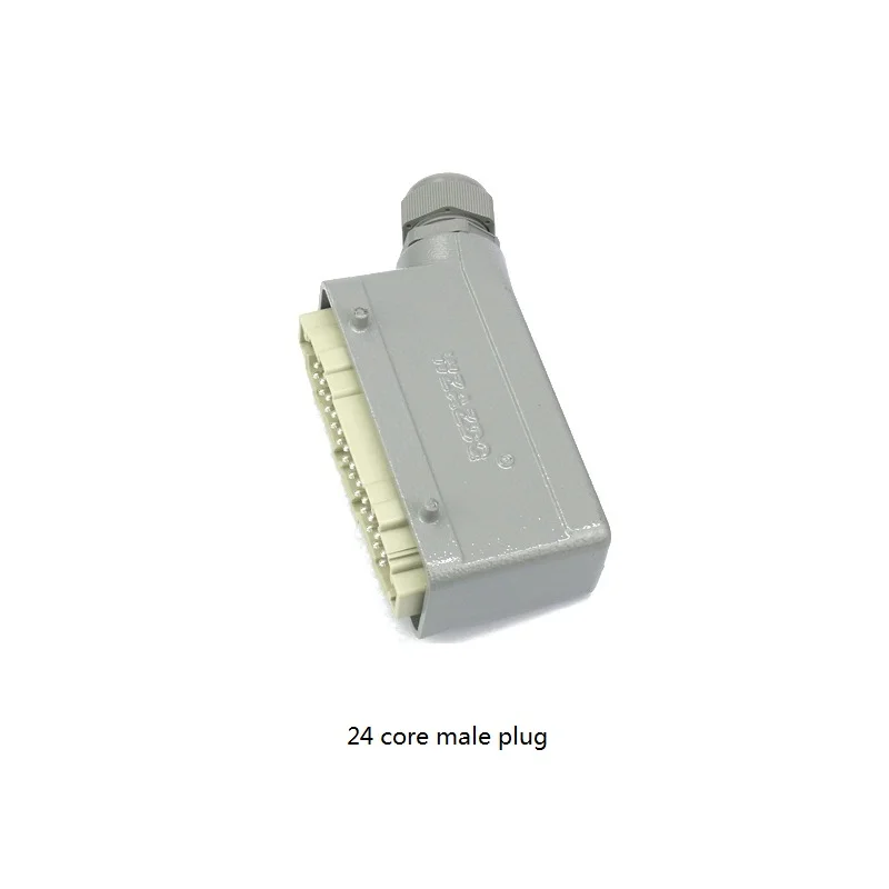 24 core new crimp heavy duty connector HDC-HE-024 Aviation Industry waterproof plug socket (more convenient and fast connection)
