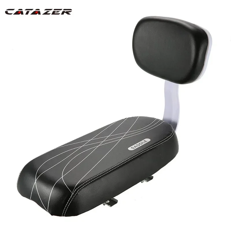 

Подушка для отдыха велосипедной стойки из искусственной кожи со спинным седлом, аксессуары для велосипеда, детали, чехол для детского сиденья велосипеда, заднее сиденье велосипеда