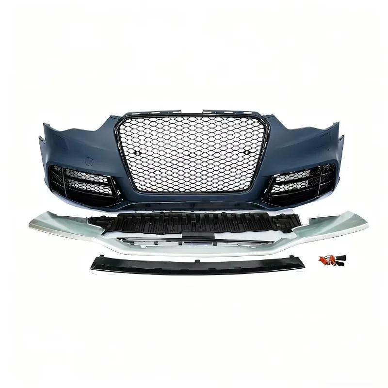 

Car 2009-2011 A5 S5 Front Bumper Upgrade 2012-2016 RS5 Style Body Kit with Hood for A5 S5 B8 2008 2009 2010 2011