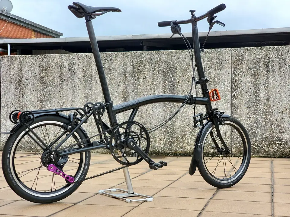H & h brompton p-line CNCチェーンテンショナー、特別なアルミニウム