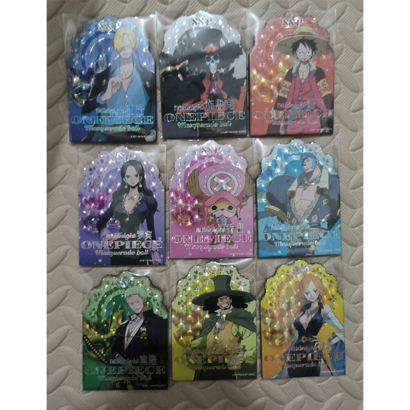 Anime One Piece Boa Hancock Yamato Luffy Zoro Robin Vivi Uta Rare Collectible Cards Christmas Birthday Gift Children\'s Toys