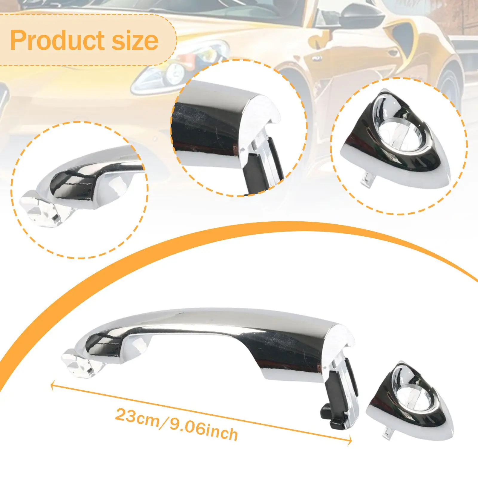 Außentürgriff 156099954, Ausrüstung, Autoteil, einfach zu installieren, Außenersatz