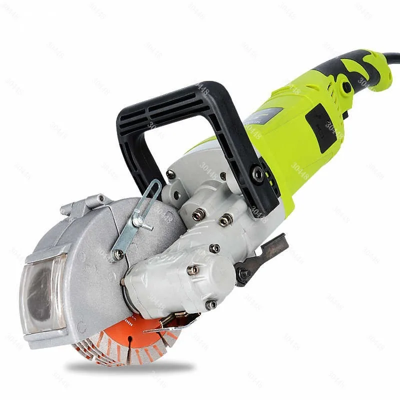 High-Power Wall Grooving Machine One-Pass Dust-Free Concrete Cutter for Electrical and Plumbing Installation