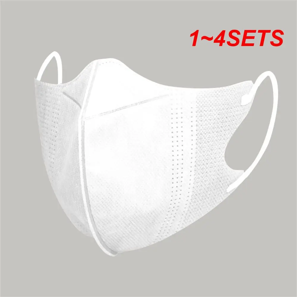 1~4SETS Meltblown Cloth Protective Mask Breathable Not Stuffy Thin Fashion Protective Masks Fashionable Disposable Masks Masks