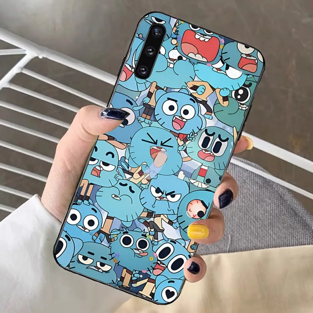 Cartoon the amazing world of gumball Phone Case For Samsung Note 8 9 10 20 pro plus lite M 10 11 20 30 21 31 51 A 21 22 42 02 03