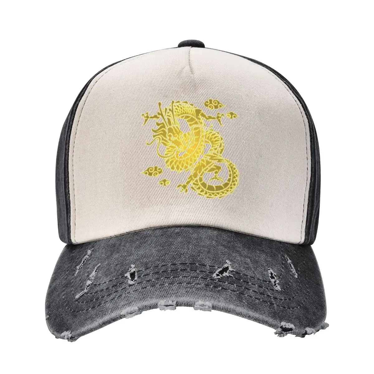 Golden Dragon Baseball Cap Ball Cap Hat Beach Men's Luxury Women's