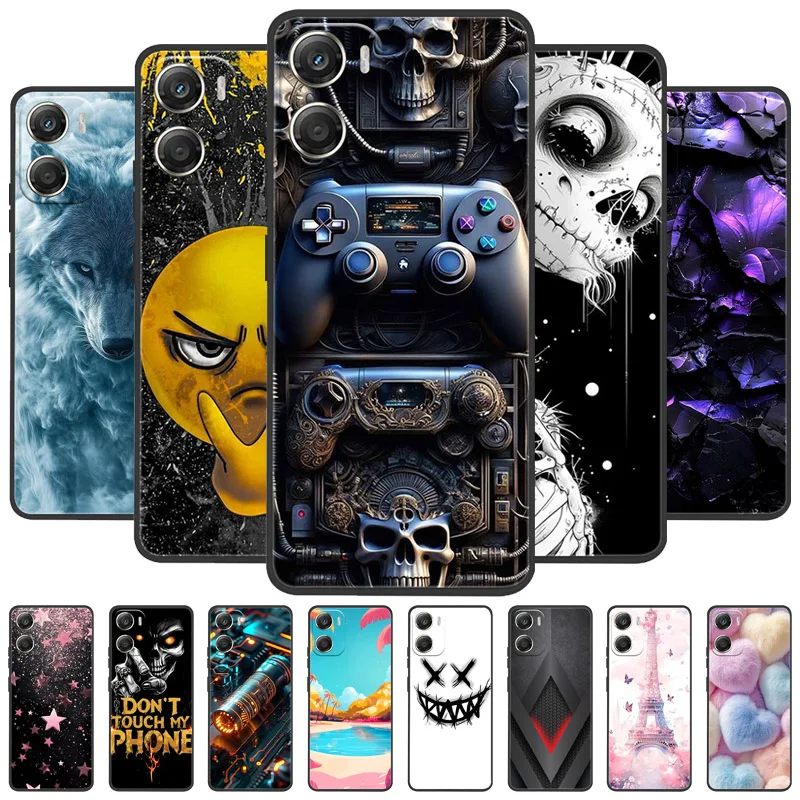 Funda Protectora de Silicona Suave TPU Mate para Motorola Moto G06 4G, Carcasa para Moto G 06 G06 Power MotoG06