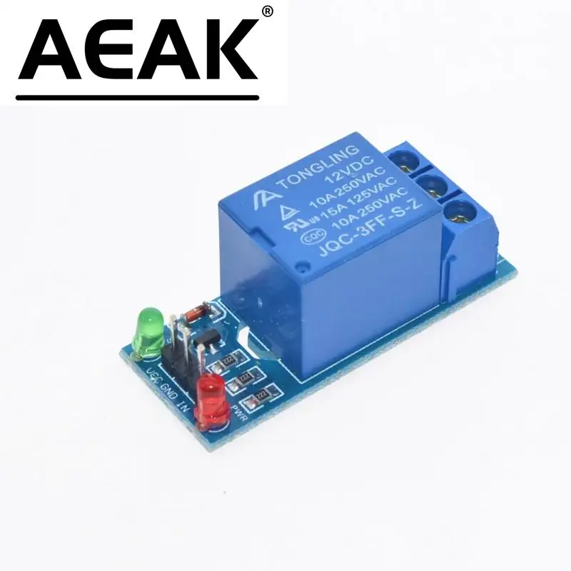 aeak-1-canal-modulo-de-rele-interface-board-shield-baixo-nivel-gatilho-pic-avr-dsp-arm-mcu-arduino-12v-10pcs