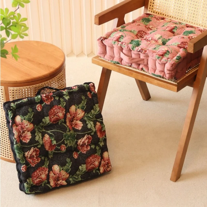 

Square Seat Cushion Restaurant Stool Cushion Chair Cushion Four Seasons Universal Bay Window Tatami Seat Cushion Fart Cushion