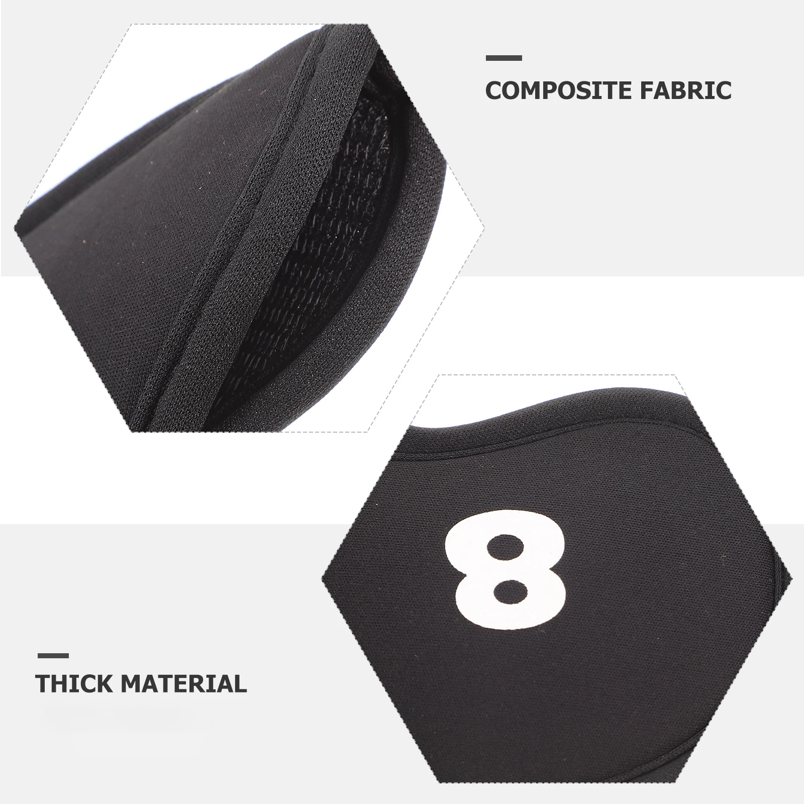 

11pcs Golf Iron Sets Head Cover Protective Tool Putter Covers Durable Material Easy Use Golfs Club Accessories