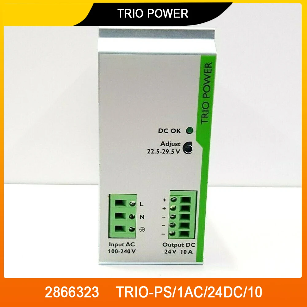 2866323 TRIO-PS/1AC/24DC/10 For Phoenix TRIO POWER 24VDC/10A Switching Power Supply