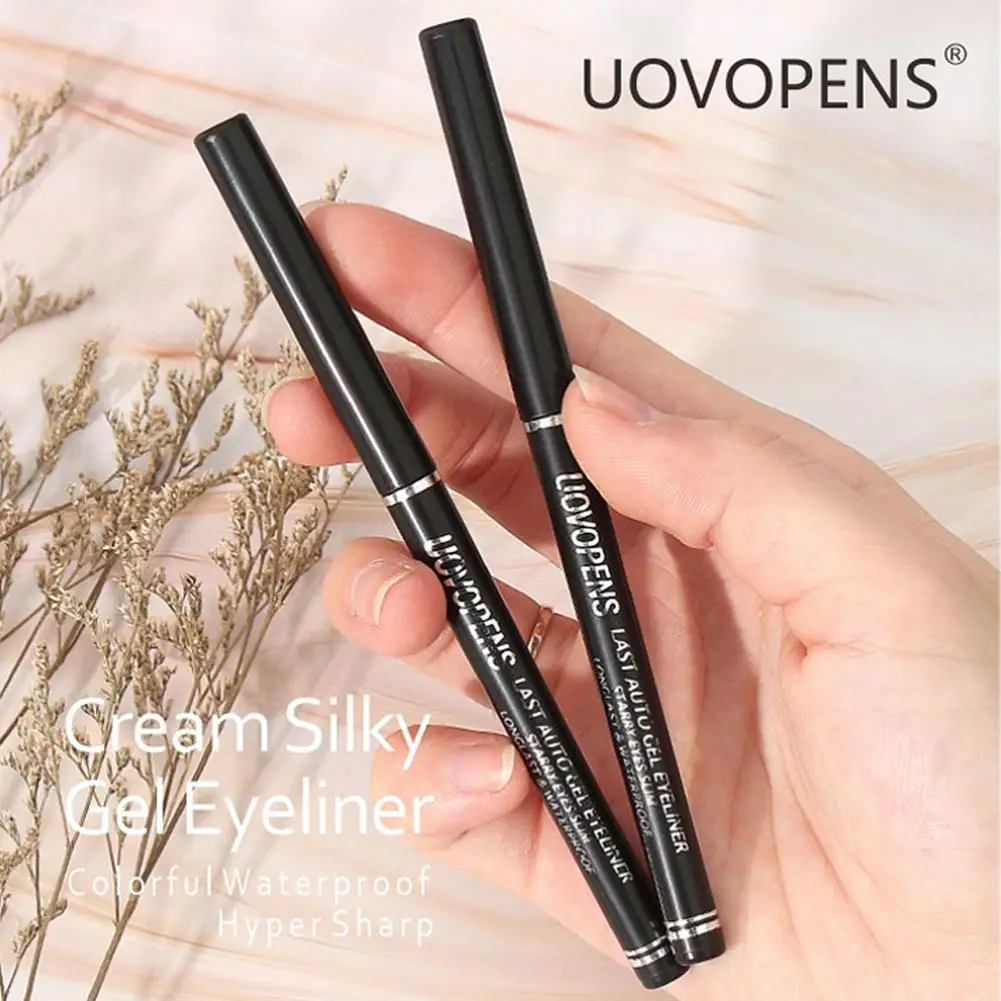 1/2/3PCS Eyeliner estremamente fine Eyeliner impermeabile e resistente al sudore Nero Richiesta Cosmetico Trucco viso ultrafine Ragazza Thi O4T2