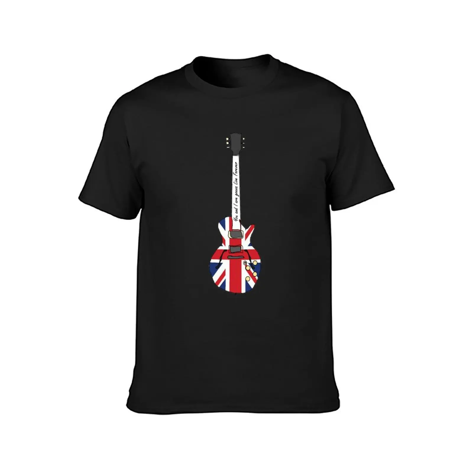 Noel Gallagher Union Jack Sheraton Live Forever T-Shirt sports fans heavyweights T-shirts for men cotton