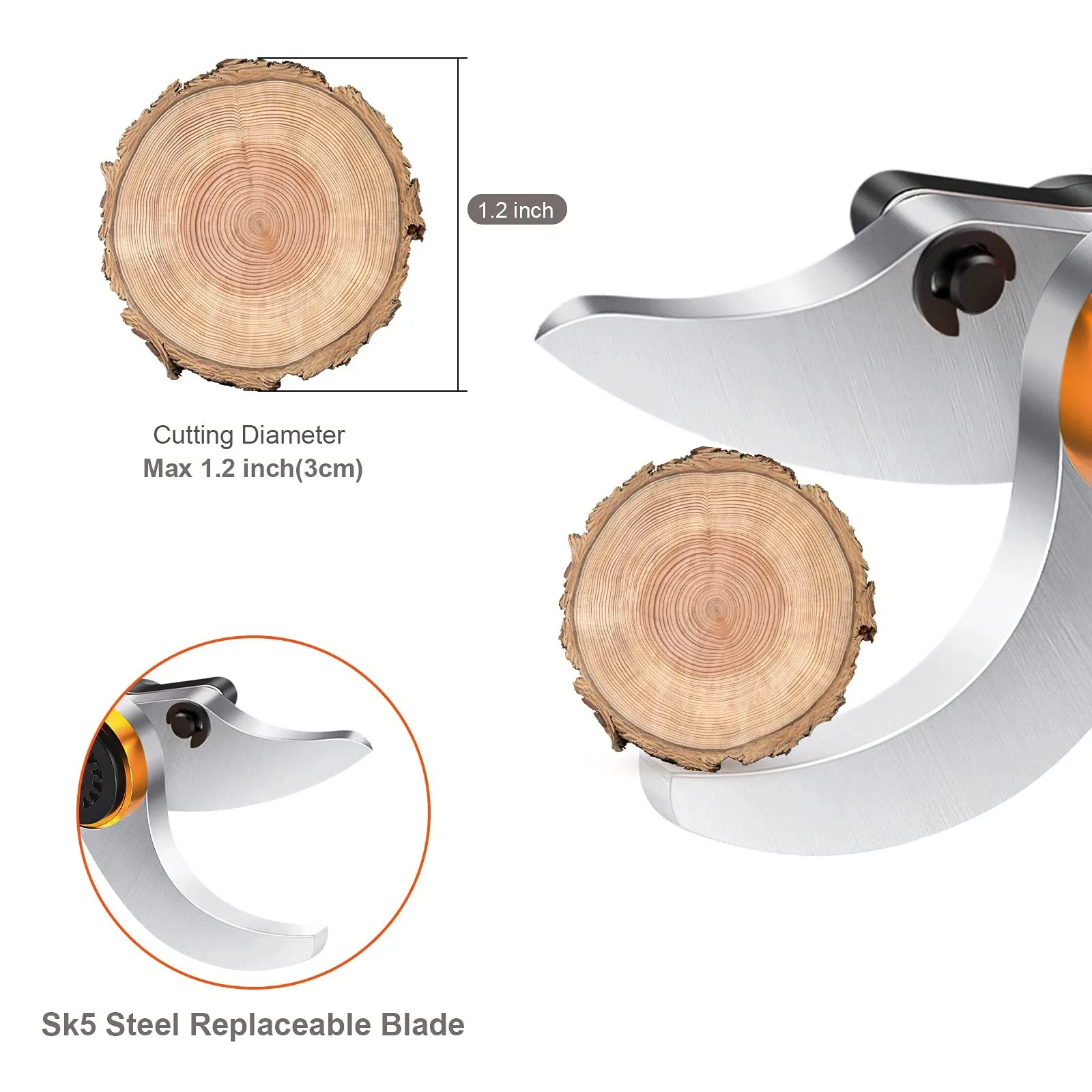 Electric Pruning Shears Blades 30mm Sharp Cutting-Blade Accessory For Pruning Branches Trees Bonsai Fruit Garden Tool