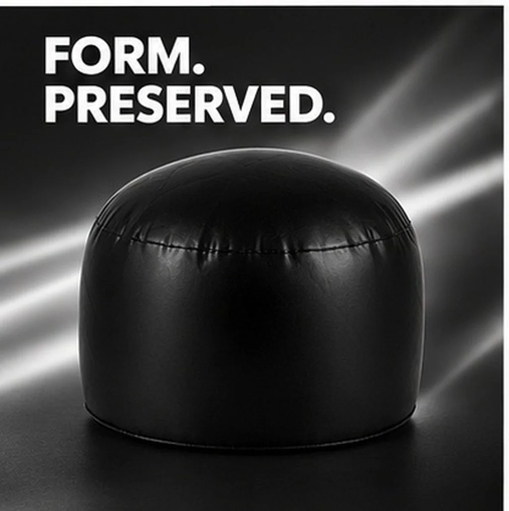 PVC Inflatable Hat Shaper for Baseball Caps Lightweight Portable Foldable Cap Insert to Maintain Shape during Travel Washing