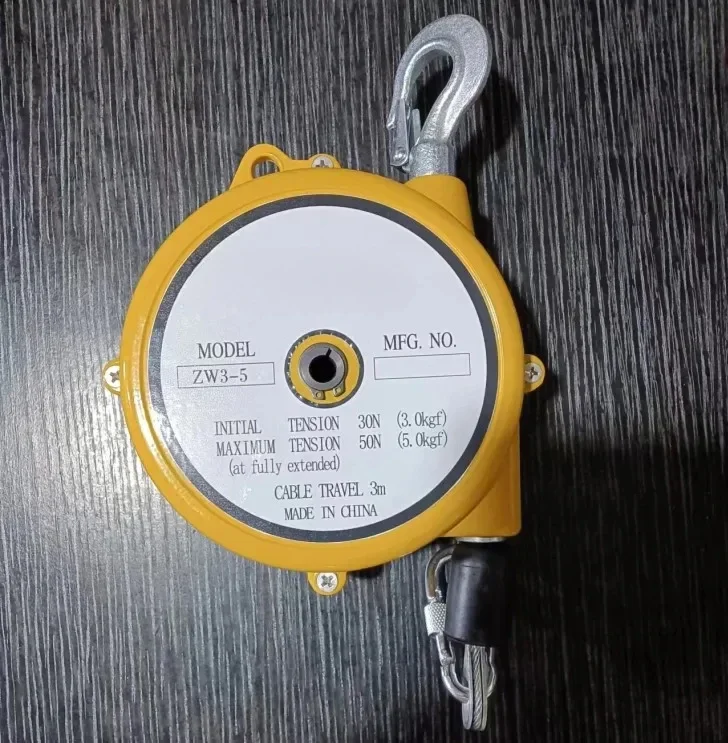 Hot sales 3-5kg Self Locking Spring Balancer 3 Meter Stroke 6.6-11 Lbs