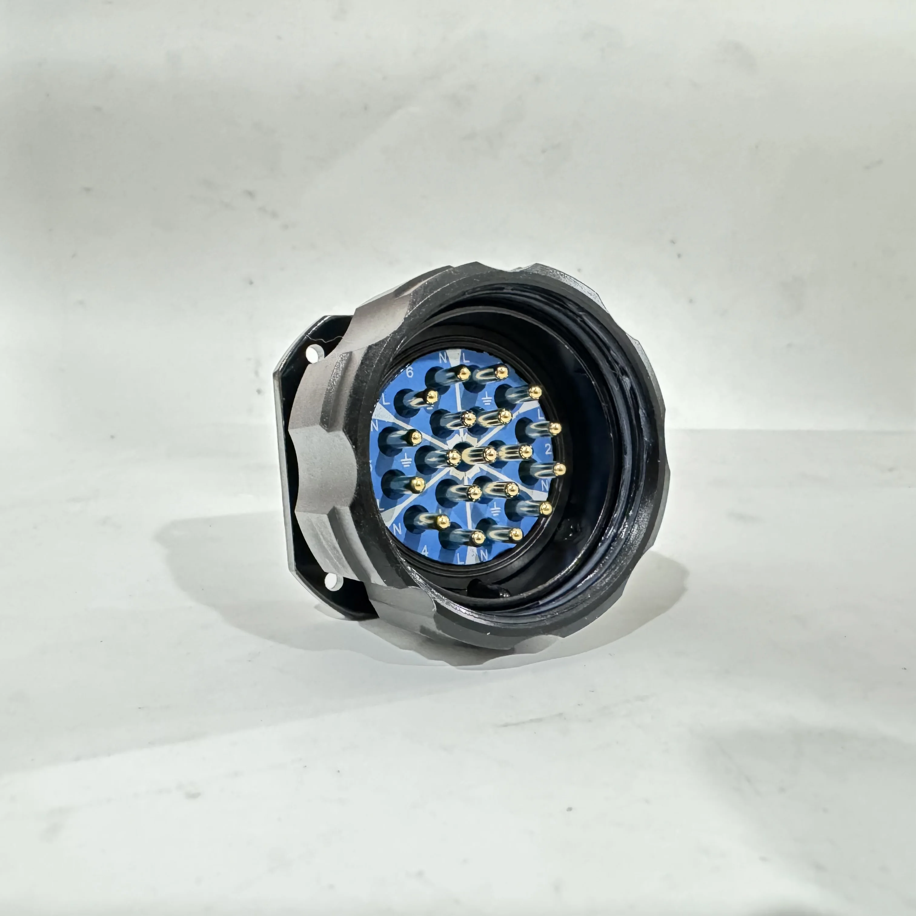 Socapex 19 Pin Male Panel Mount Connector Chasis Socket