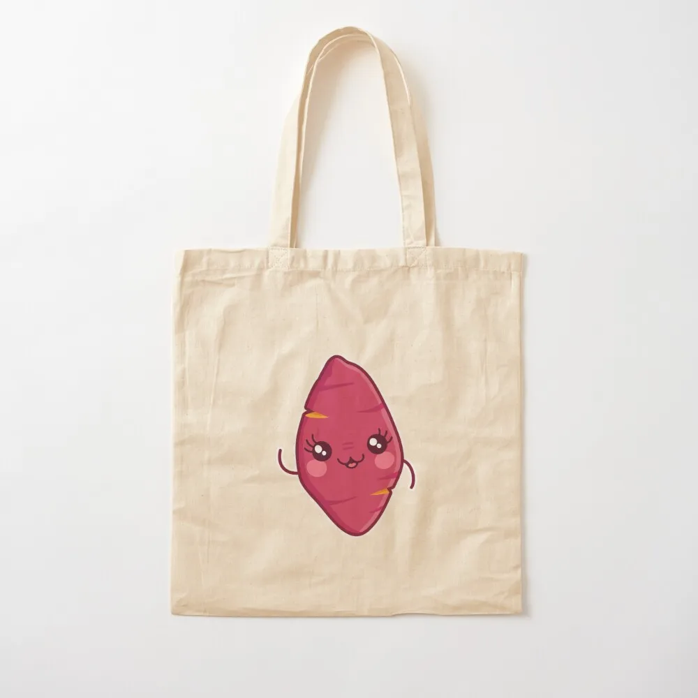 

Kawaii sweet potato Tote Bag reusable grocery bags Beach bag shopping bags foldable