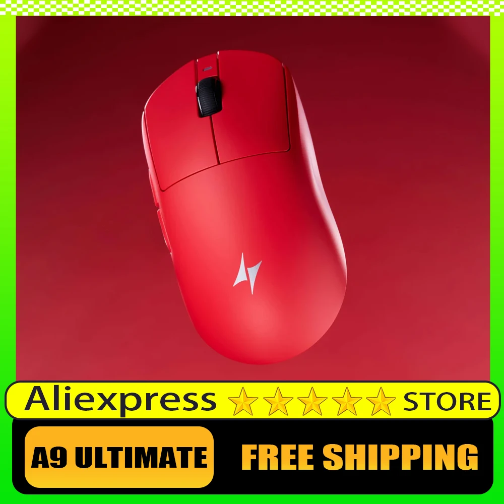 

ATK A9 Ultimate Wireless Mouse Paw3950/Paw3395 2.4G 8kHz Nano Ice Coating Low Latency Gaming Mice Lightweight PC Accessories