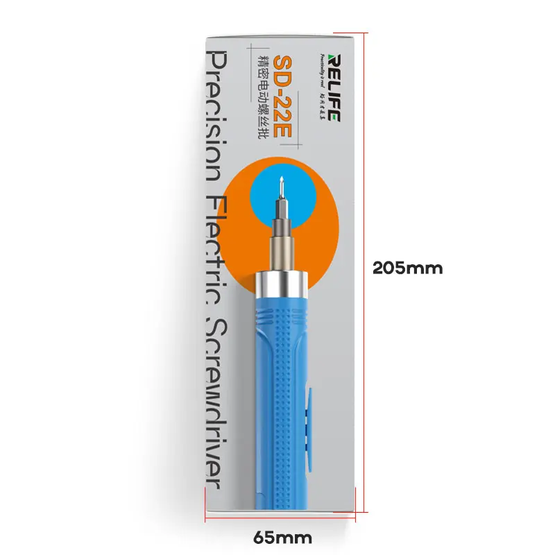 RELIFE SD-22E Precision Electric Screwdriver S2 Alloy Steel Bit Head Quick Disassembly Tools For Electronic Maintenance