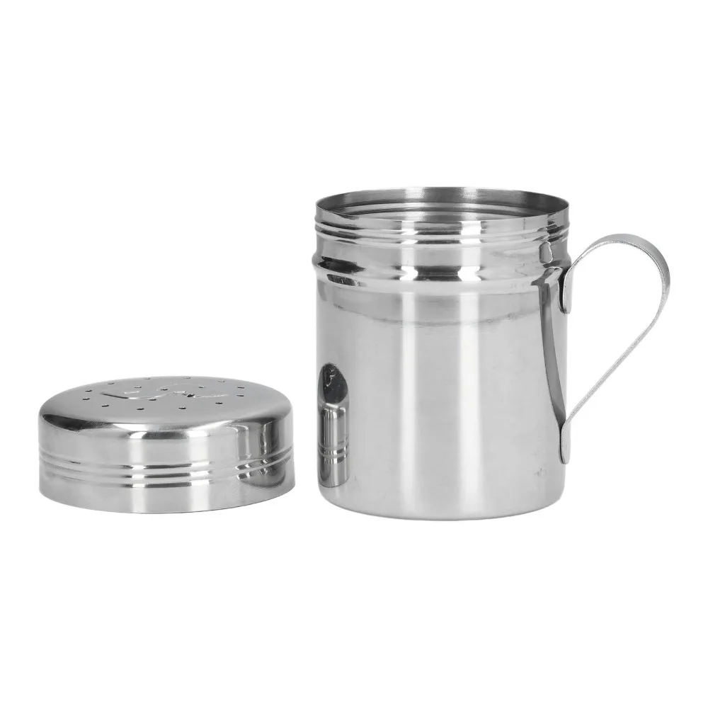 Stainless Steel Seasoning Bottle Professional Leak Proof Salt Peppers Shakers Easy Identification Dishwasher Safe