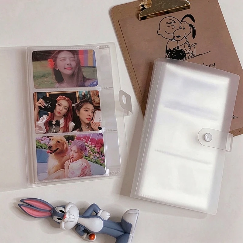 80/96/120 Pocket Card Book Photo Album 4R Idol Photo Card Lomo 3/4/5/6 Inch Scrapbook Binder Holder